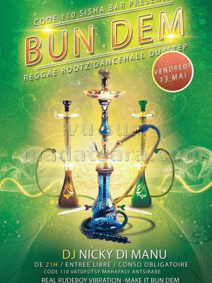 Bun Dem au Code 110 Sisha Bar