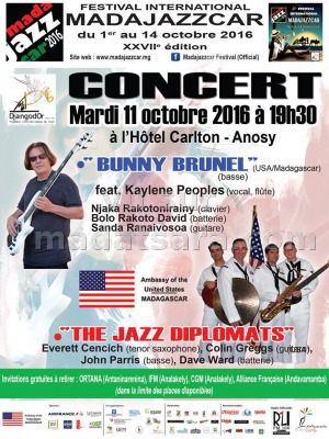 Bunny Brunel & The Jazz Diplomats - concert Carlton Madagascar‍