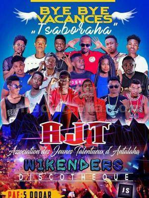 Bye bye vacances Tsaboraha Wikender's