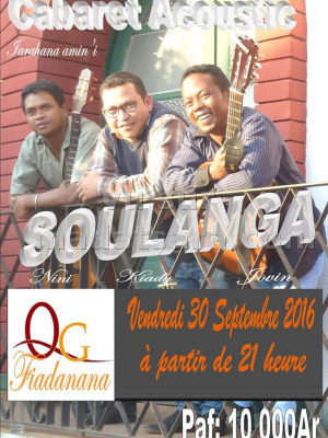 C‍abaret acoustique avec Soulanga au QG Fiadanana‍  ‍ ‍ ‍