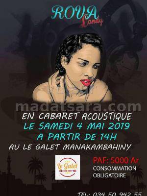 Cabaret accoustique ROVA LANDY - Le Galet Manakambahiny‍