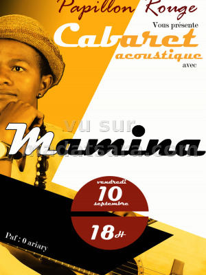 Cabaret acoustique avec Mamina‍ - Papillon Rouge Ambondrona‍