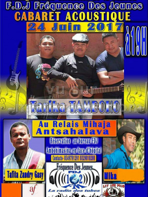 Cabaret acoustique avec Tarika Tamboho‍ - Relais Mihaja ANtsahalava