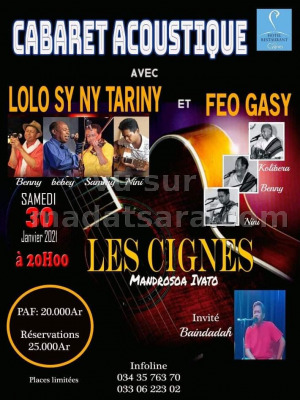 Cabaret acoustique - Lolo sy ny tariny‍ & Feo Gasy‍ - Les Cygnes Mandrosoa Ivato‍