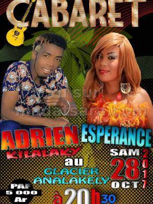 Cabaret Adrien & Espérance - Le Glacier Analakely
