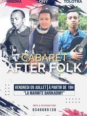 Cabaret after folk Ony Rakotomalala, Rindra, Tolotra Espace La Marmite Barikadimy