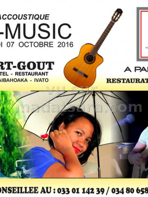 Cabaret Art-music chez Art-Gout‍