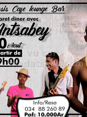 Cabaret avec Antsabey‍ - Oasis Café Toliara‍