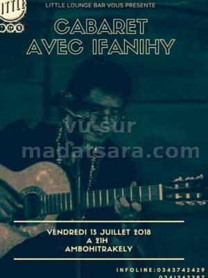 Cabaret avec Ifanihy Little Lounge Bar Ambohitrakely