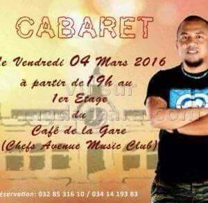 Cabaret avec Princio au Café de la Gare Soarano