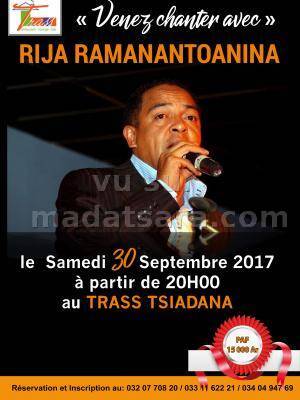 Cabaret avec Rija ramanantoanina‍ au TRASS Tsiadana‍