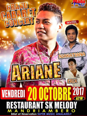 Cabaret concert au SK Melody Mandriambero avec Ariane, Njakatiana, Erix