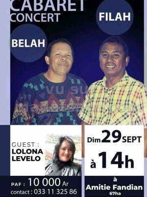Cabaret concert Belahy & Filah Amitie Fandian 67Ha