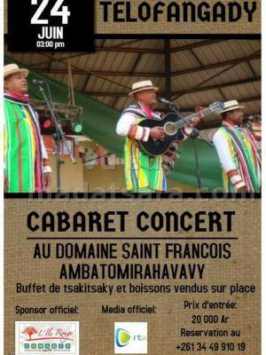 Cabaret concert Telo fangady Domaine Saint François Ambatomirahavavy