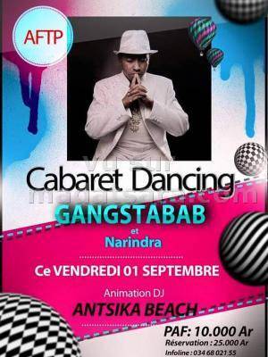 Cabaret dancing avec Gangstabab & Narindra Antsika Beach