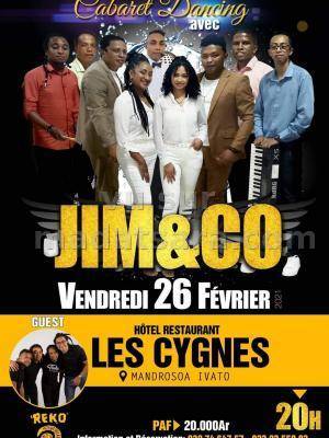 Cabaret dancing Jim & Co & Reko Fy Les Cygnes Mandrosoa Ivato