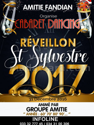 Cabaret dancing réveillon de la St Sylvestre au Amitié Fandian (ex-Samara)‍