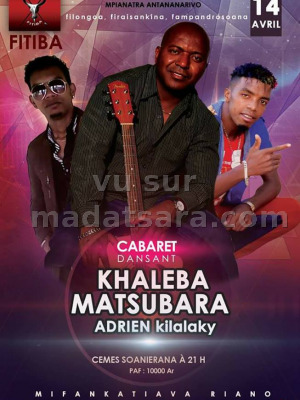 cabaret dansant avec Matsubara‍ , Khaleba‍ & Adrien‍ - CEMES Soanierana‍