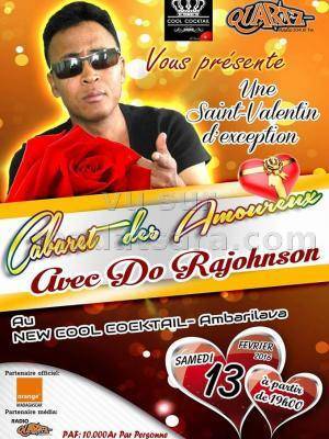 Cabaret des amoureux avec Do Rajhonson au new Cocktail Ambarilava
