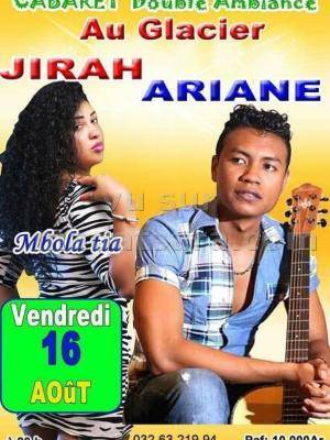 Cabaret double ambiance Ariane & Jirah - Le Glacier Analakely
