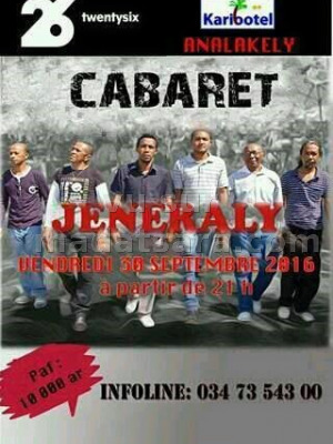 cabaret Jeneraly‍ au Karibotel Analakely‍
