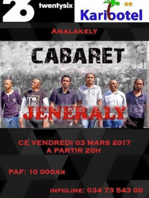 Cabaret Jeneraly‍ au Karibotel & Domaine Manerinerina Analakely‍