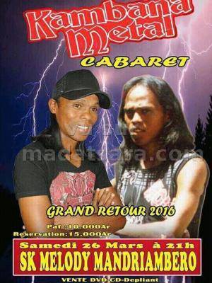 Cabaret Kambana metal au SK Melody Mandriambero