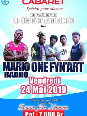 Cabaret - Le Glacier Analakely‍ - Mario Badjio‍ - One Fyn'Art‍