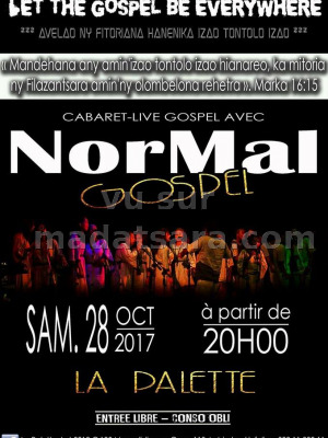 Cabaret live gospel avec NorMal Gospel‍ - La Palette Antsirabe‍