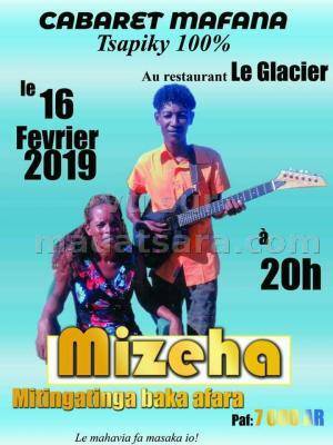 Cabaret mafana Le Glacier Analakely Mizeha