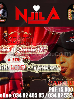 Cabaret Njila‍ avec Mahery‍ & Lilie‍ - Villa Labomba Anjorozoroana