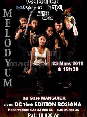 Cabaret rock et metal Gare des Manguiers Toamasina avec Melodyum
