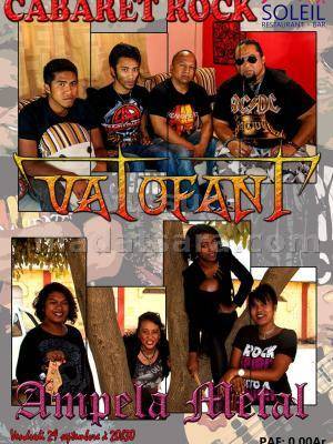Cabaret rock Vatofant & Ampela Metal Resto-Bar Mon Soleil