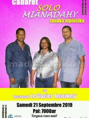Cabaret Solo mianadahy Le Glacier Analakely