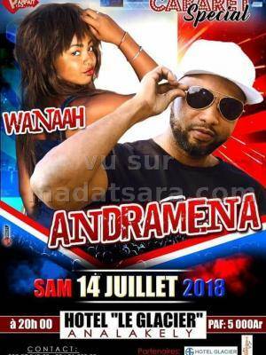 Cabaret spécial Le Glacier Analakely Andramena & Wanaah