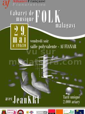 Cabaret de musique Folk Malagasy à la salle polyvalente Alliance Française Fianarantsoa