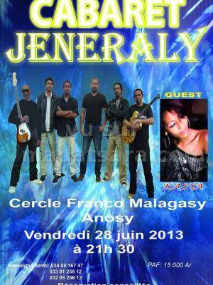 Cabaret Jeneraly au Cercle Franco Malagasy Anosy
Quelques vidéos de Jeneraly
[videos artiste=jene