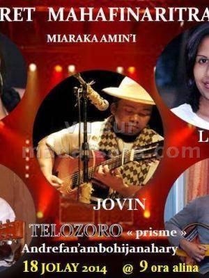 Cabaret mahafinaritra be miaraka amin'i Lilie, Landy, Jovin, Sefo et Luc au Telozoro Andrefan'Ambohi