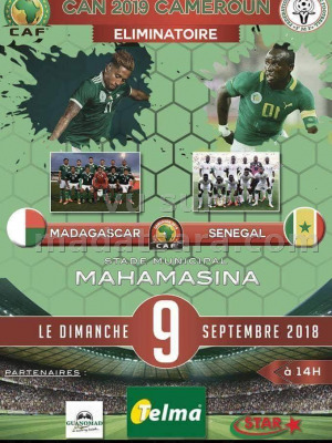 Can 2018 - Madagascar - Senegal - Eliminatoire Stade Municipal de Mahamasina‍