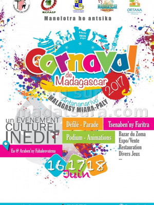 Carnaval de Madagascar 2017 - Antananarivo miara-paly - Avenue de l'Indépendance Analakely‍