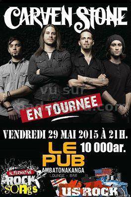 Carven Stone en tournée au Pub Ambatonakanga