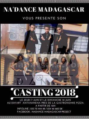 Casting 2018 Na'Dance Madagascar Dih'Art Antanimena