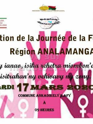 Celebration de la journée de la femme region Analamanga