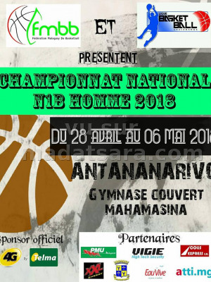 Championnat national N1B Homme 2018 - Gymnase couvert Mahamasina‍