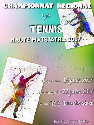 Championnat régional de tennis haute matsiatra 2017 Tsianolondroa