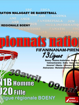 Championnats nationaux de basket ligue régionale Boeny