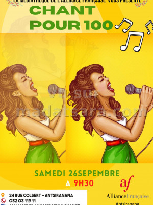 Chant pour 100 - AF - Antsiranana Diégo Suarez‍