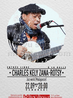 Charles kely‍ en concert La Bellevilloise