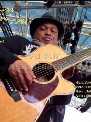 Charles Kely Quartet en concert au Péniche Anako Bassin de la Vilette Paris