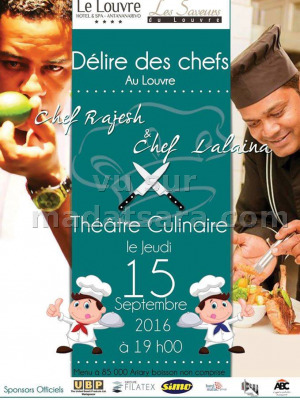 Chef Rajesh & Chef Lalaina  - Délire des chefs au Louvre